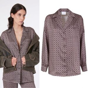 MVP Wardrobe “Stampa Cravatteria” Liberty Button Down Shirt